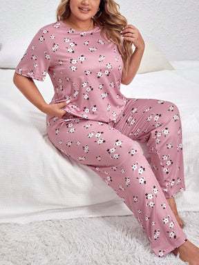 Pijama Cetim Plus Size Luxo Floral Champagne, Pijama Cetim Plus Size Luxo Flores Calça Longa, pijamas plus size, pijama feminino, pijamas feminino, pijamas plus size, pijama feminino plus size, pijama longo plus, pijamas femininos inverno plus size,