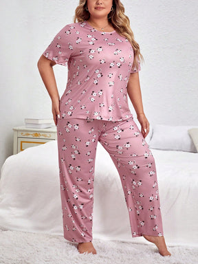 Pijama Cetim Plus Size Luxo Floral Champagne, Pijama Cetim Plus Size Luxo Flores Calça Longa, pijamas plus size, pijama feminino, pijamas feminino, pijamas plus size, pijama feminino plus size, pijama longo plus, pijamas femininos inverno plus size,