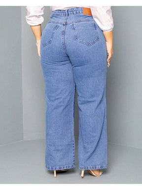 Calça Feminina Pantalona Jeans Liso Plus Size Calça Feminina Easywear Canelado Plus Size, calça feminina plus size bolso, calça jeans feminina plus size cintura alta, calça cintura baixa, calça jeans plus size, calça alfaiataria plus size, calça jeans feminina plus size, calças femininas plus size, calças femininas legging,