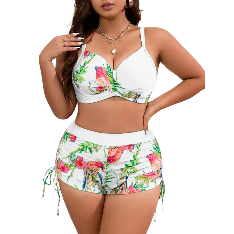 Sunquini Estampa Short e Top Floridos  Plus Size, Biquini Decote Cavado Folhas Plus Size, Biquini Plus Size, Biquini Estampa Lisa Plus Size, Biquini tubo plus size, maiô monocromático plus size, Maiô canelado cor lisa canelado, Biquini Plus Size com Estampa Mármore, sunquíni colorido plus size, Biquini colete plus size,