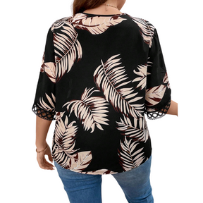 Camisa Plus Size Estampada Folhas  Gola e Manga Rendada, Camisa Chevron Manga Longa com Zíper Plus Size, Camisa Manga Comprida Lanterna Plus Size, camisas manga longa feminina, camisa de manga longa feminina,	 camisa feminina manga longa, camisa feminina manga longa branca,	 blusas manga longa plus size, blusas plus size manga longa, camisa manga longa feminina,