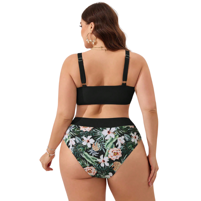 Sunquini Estampa Short e Top Floridos  Plus Size, Biquini Decote Cavado Folhas Plus Size, Biquini Plus Size, Biquini Estampa Lisa Plus Size, Biquini tubo plus size, maiô monocromático plus size, Maiô canelado cor lisa canelado, Biquini Plus Size com Estampa Mármore, sunquíni colorido plus size, Biquini colete plus size,