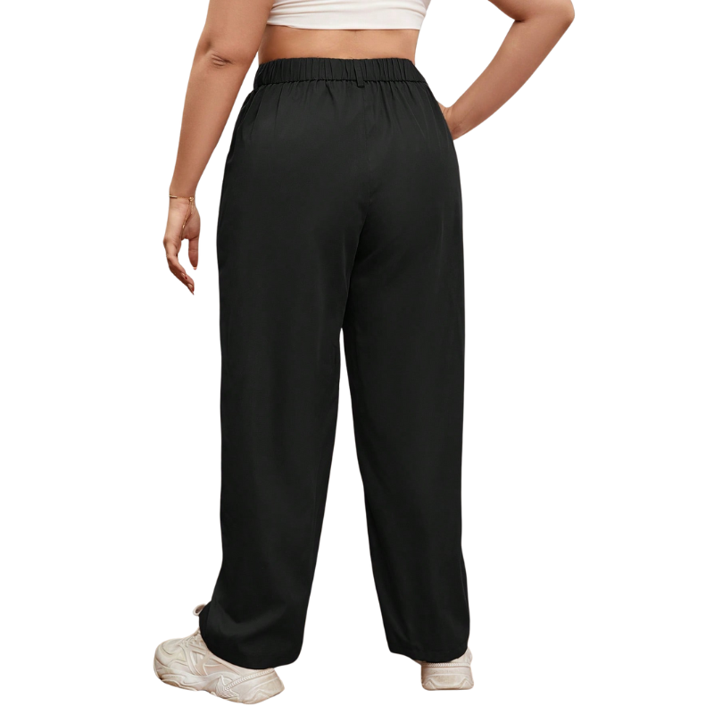 Calça Feminina Plus Size Estação Bolso Diagonal