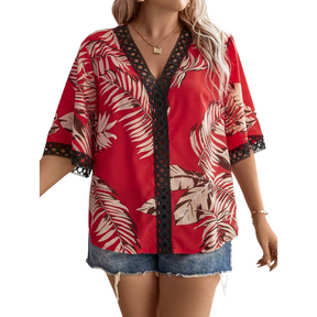 Camisa Plus Size Estampada Folhas  Gola e Manga Rendada, Camisa Chevron Manga Longa com Zíper Plus Size, Camisa Manga Comprida Lanterna Plus Size, camisas manga longa feminina, camisa de manga longa feminina,	 camisa feminina manga longa, camisa feminina manga longa branca,	 blusas manga longa plus size, blusas plus size manga longa, camisa manga longa feminina,